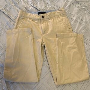 Tommy Hilfiger chino khaki pants Boys size 14 flat front straight leg
